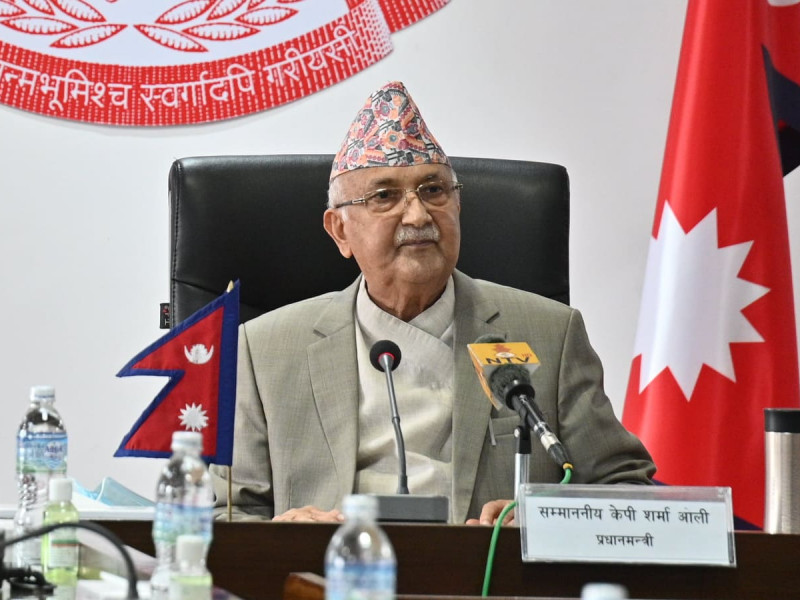 जाँदाजाँदै ओलीले भने - २ करोड खोप खरिद गर्ने प्रक्रिया अगाडि बढेको छ